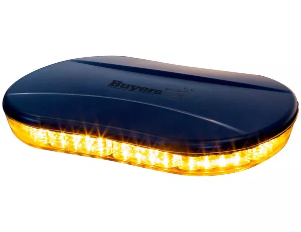 10 Inch Oval Low Profile LED Mini Light Bar Amber Only 8891080