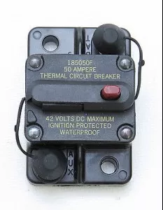 12V 50AMP Circuit Breaker P/N: GGCB50PB