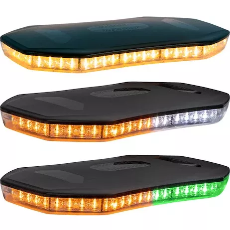 15 Inch Hexagonal Low Profile LED Mini Light Bar Amber/Clear 8891111