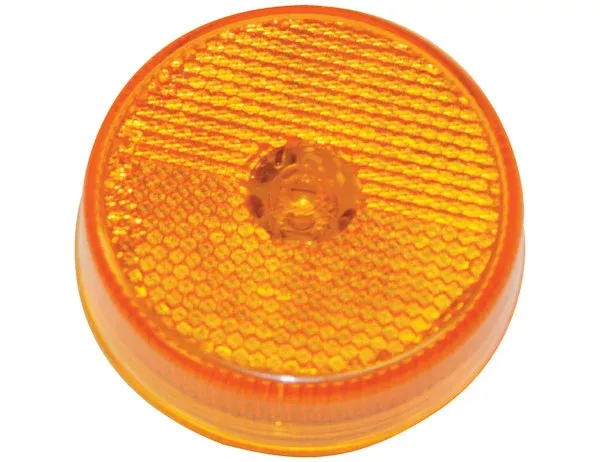 2.5 Inch Amber Marker/Clearance Light with Reflex With 4 LED