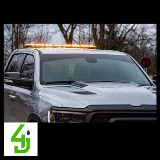 48 Inch Amber LED Light Bar With Wireless Controller 8893048