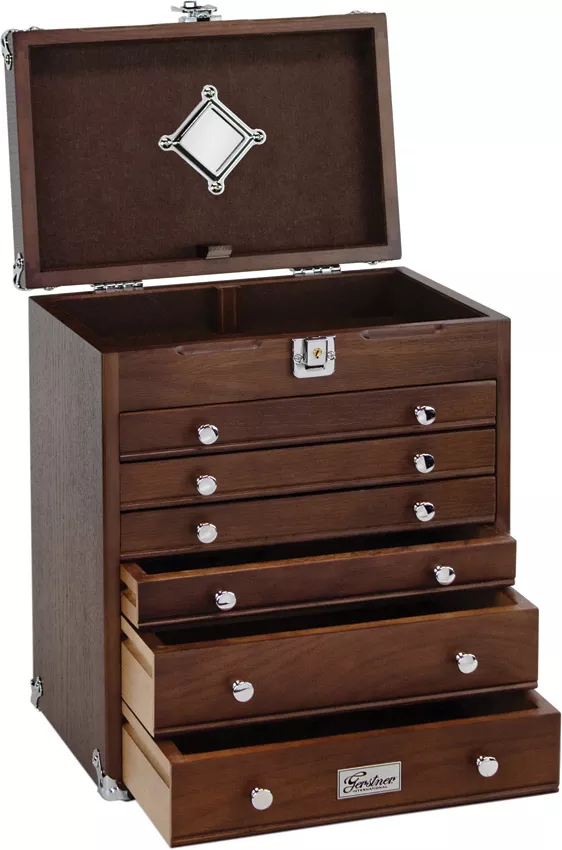 6-Drawer Collector’s Chest Oak