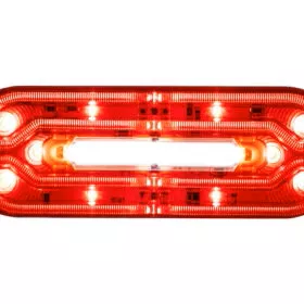 6 Inch Oval Stop/Turn/Tail plus Backup Combination Light with Light Stripe LED Tubes 5626132