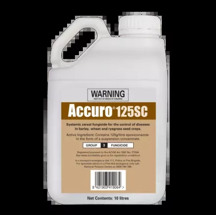 Accuro 125SC Fungicide 10L For Rust