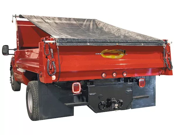 Aluminum Tarp System with Solid Tarp - 7 FT X 15 FT - DTR7015S