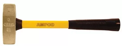 Ampco Safety Tools H-14FG 2 lb. Double Face Engineers Hammer with Fiberglass Handle (1 Hammer)
