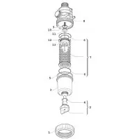 Arag In Line Strainer Knob P/N: GG314400060