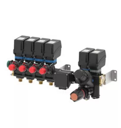 Arag Orchard 2 Section Valve Bank with Orion Flow Meter