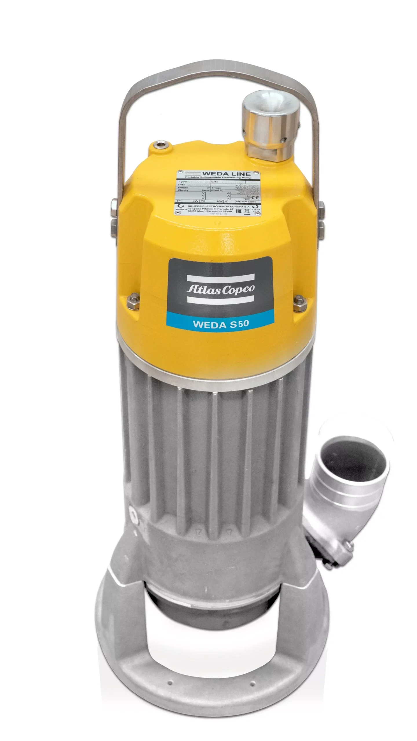Atlas Copco WEDA S50N Submersible Sludge Pump