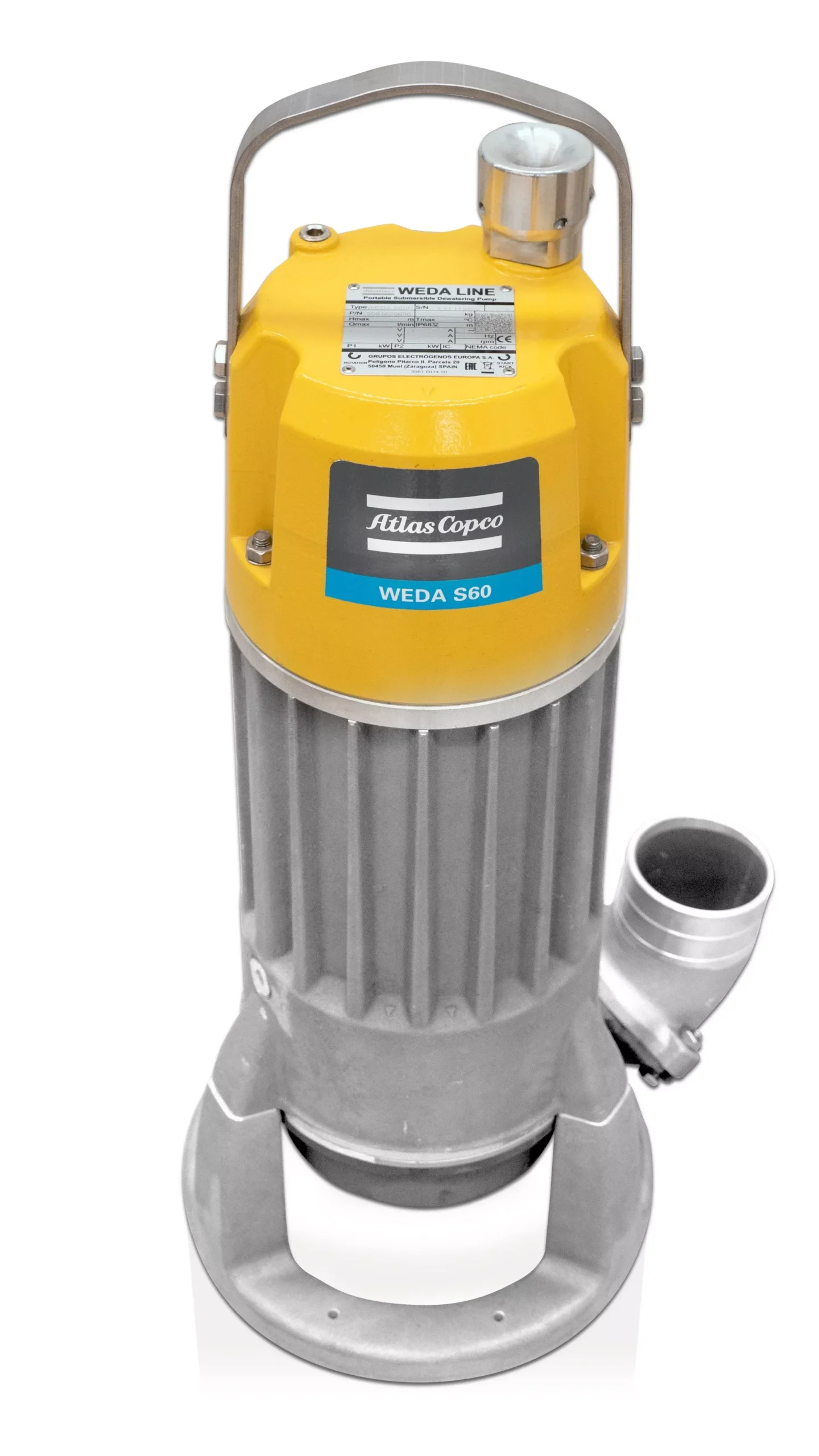 Atlas Copco WEDA S60N Submersible Sludge Pump