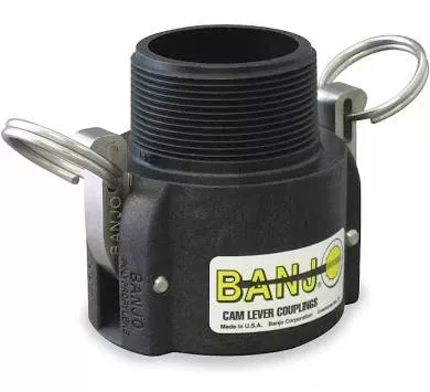 Banjo Female Coupler Male Threads 1'' P/N: GG100B
