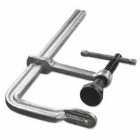 BESSEY GSM50 classiX Heavy Duty Pad Clamps, 20 in, 5 1/2 in Throat, 2,660 lb Load Cap (1 EA)