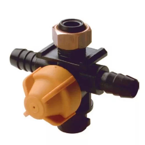 Braglia Nozzle Body for Dry Booms Thread Attach 1/2" Double Tail