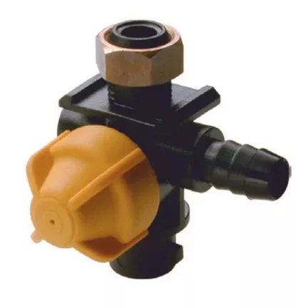 Braglia Nozzle Body for Dry Booms Thread Attach 1/2" Right Tail