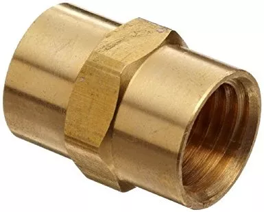Brass Female Coupling 1/2'' P/N: GGFC12B