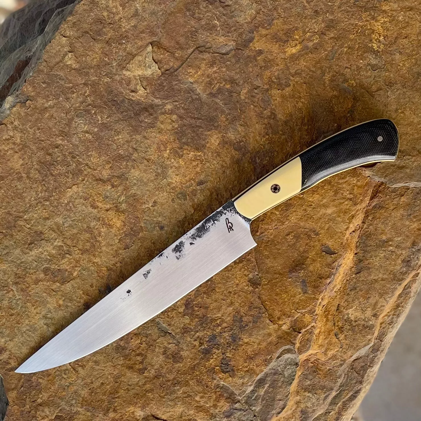 Brisket Knife in 52100 w/ Two Tone Micarta