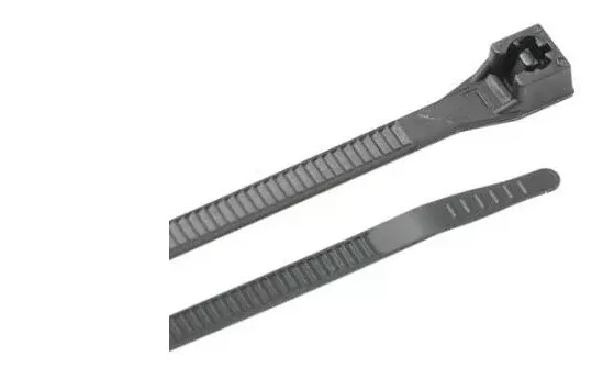 Cable Tie 8'' 60lb. UV Black 100pcs P/N: GGBN8B2