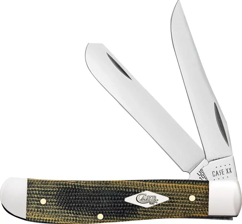 Case Cutlery Mini Trapper Canvas Micarta