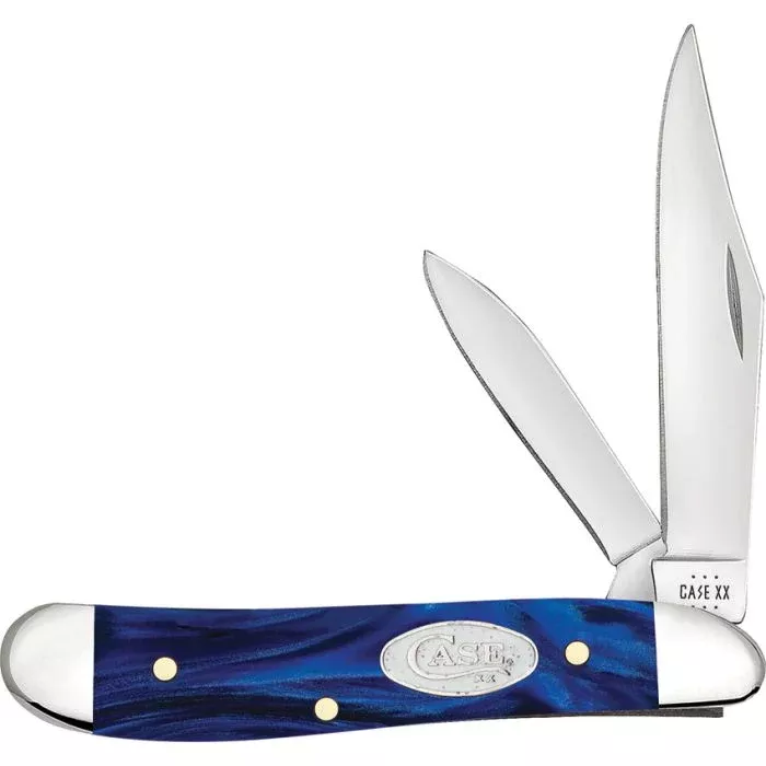 Case Cutlery Peanut Blue Pearl Kirinite