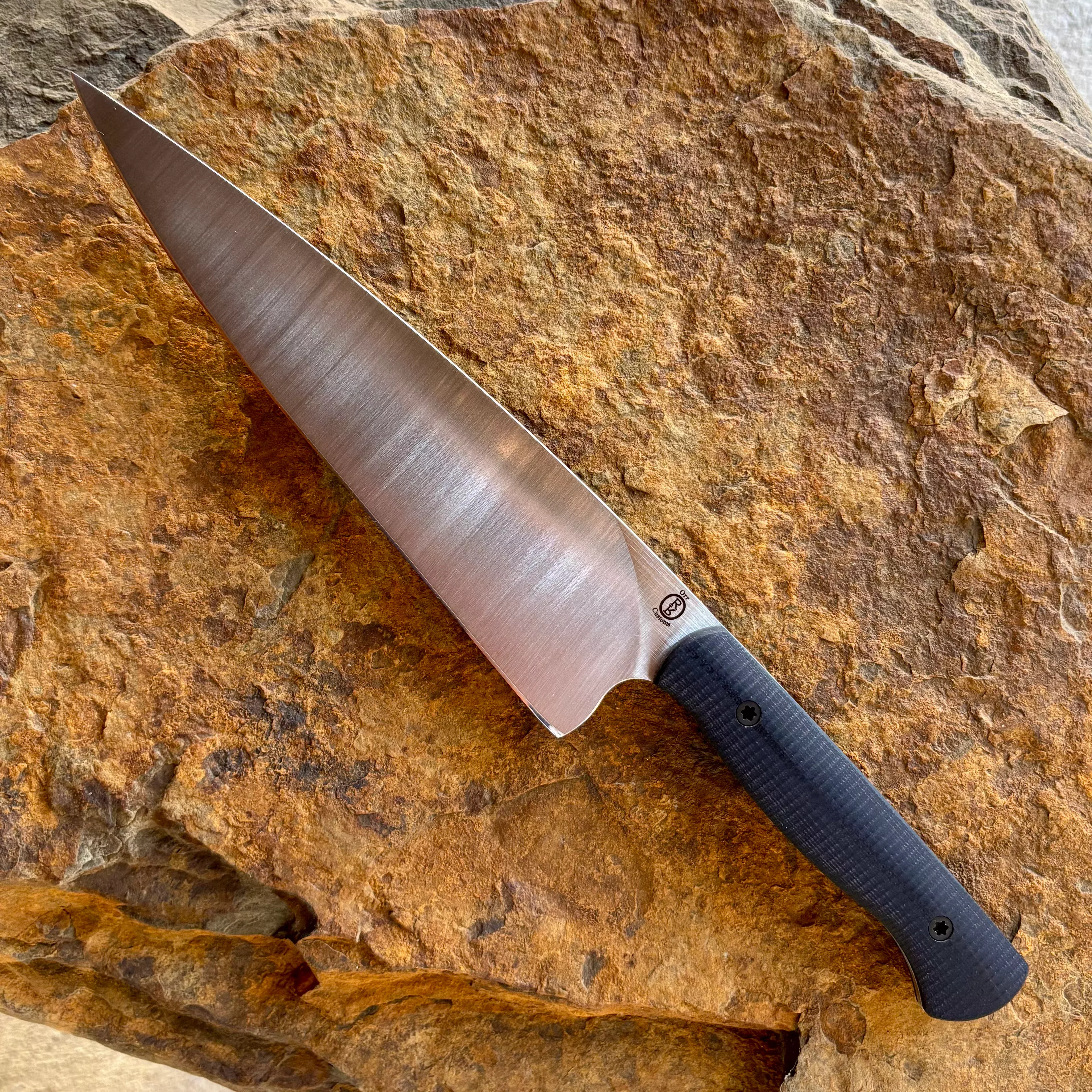 Chef Knife in AEBL w/ Black G10
