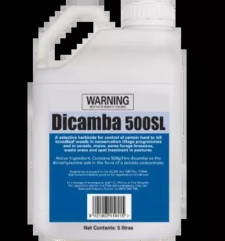 Dicamba 500SL Herbicide 20L