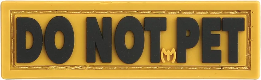 Do Not Pet Patch Full Color
