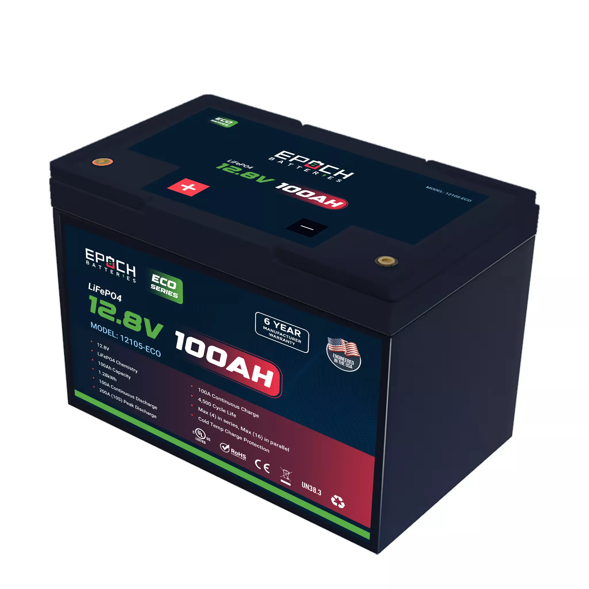 Epoch 12V Eco Series LiFePO4 Battery