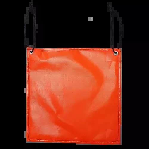 Fluro Orange Safety Flag Includes Bungy Cords & Hooks