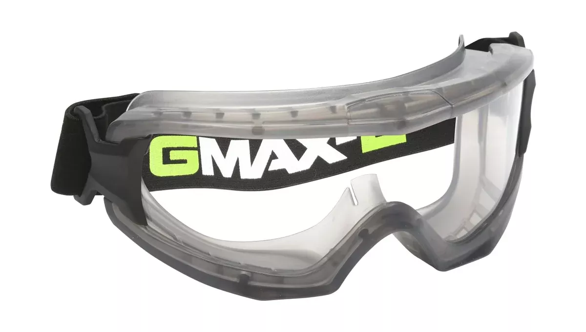 Gmax E Goggle Vented and Splashproof Clear