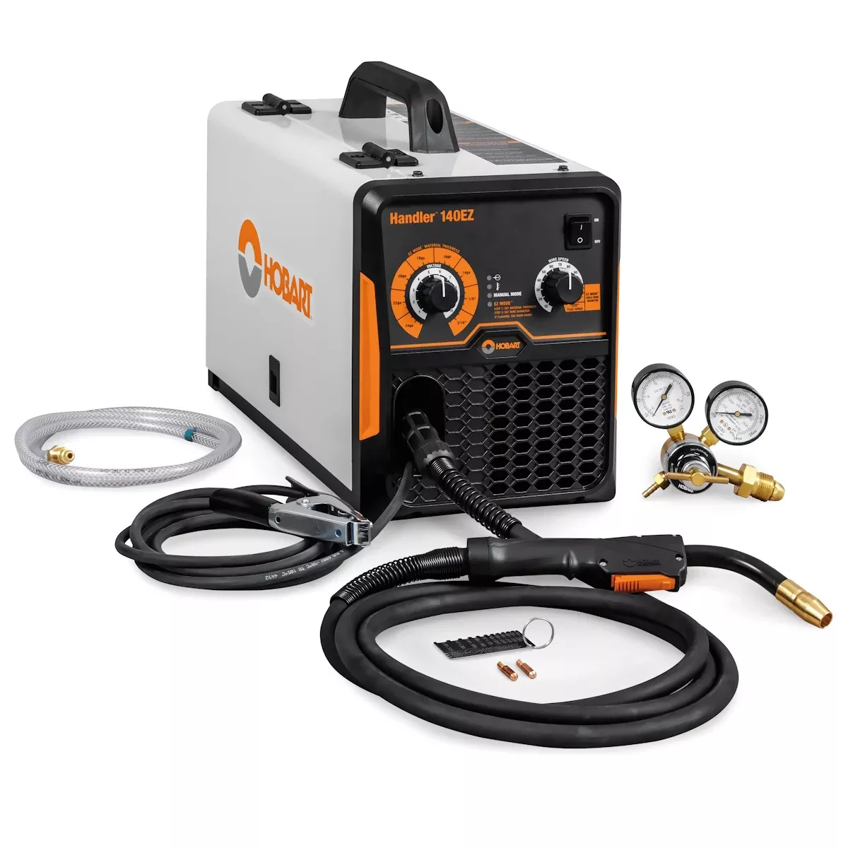 Hobart Handler 140EZ MIG Wire Feed Welder w/Regulator (500582)
