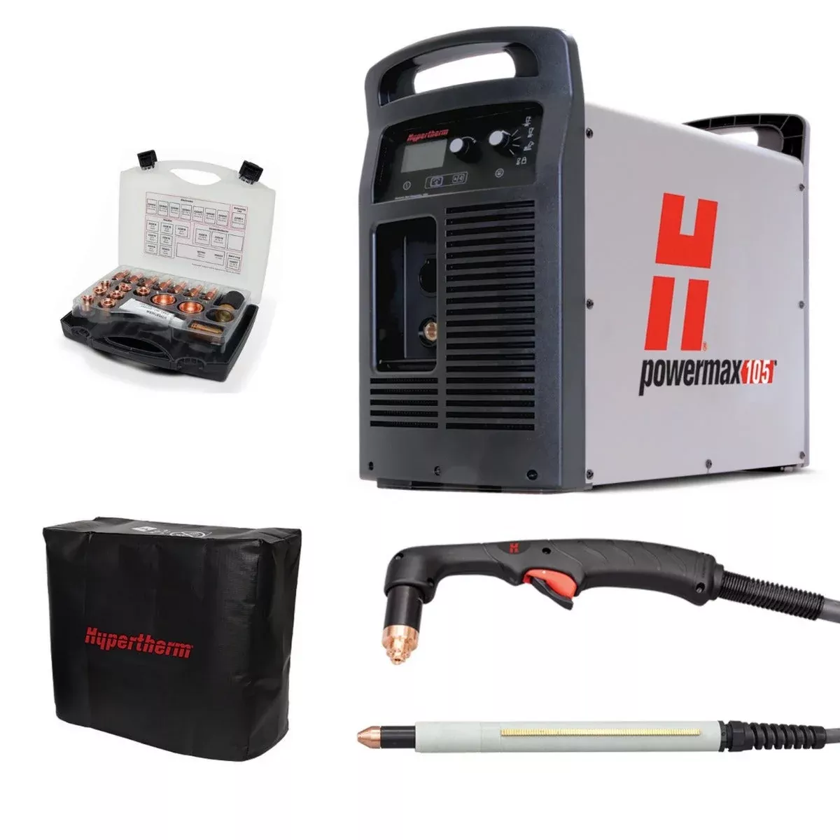 Hypertherm Powermax 105 w/CPC 25ft Mech and Hand Torch Pkg (059384)