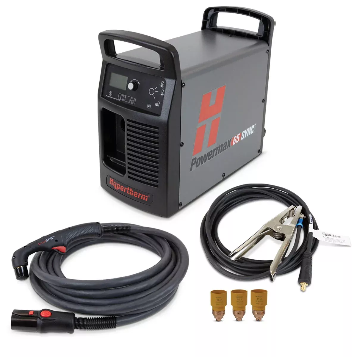 Hypertherm Powermax 65 Sync Plasma Cutter w/25ft Hand Torch (083343)