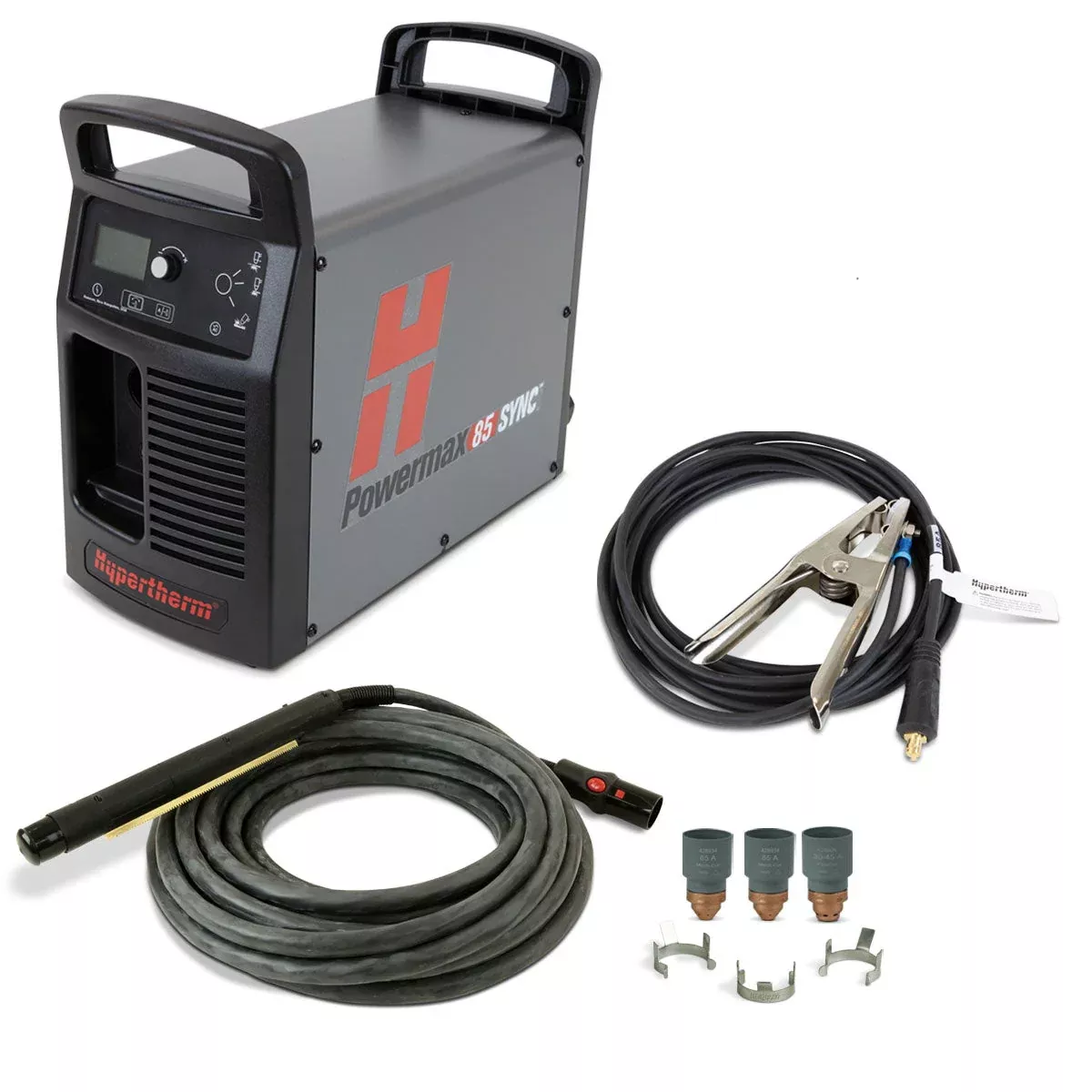 Hypertherm Powermax 85 Sync Plasma Cutter w/CPC 50ft 180° Mech Torch (087190)