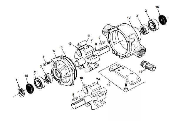 Hypro 1700 Pump Bearing P/N: GG20080001