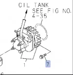 Isuzu NPR Bolt P/N: GG0282510400