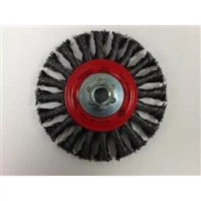 JAZ 78052 4-1/2" Regular Twist Wheel, 20 Knots 5/8"-11 Thread