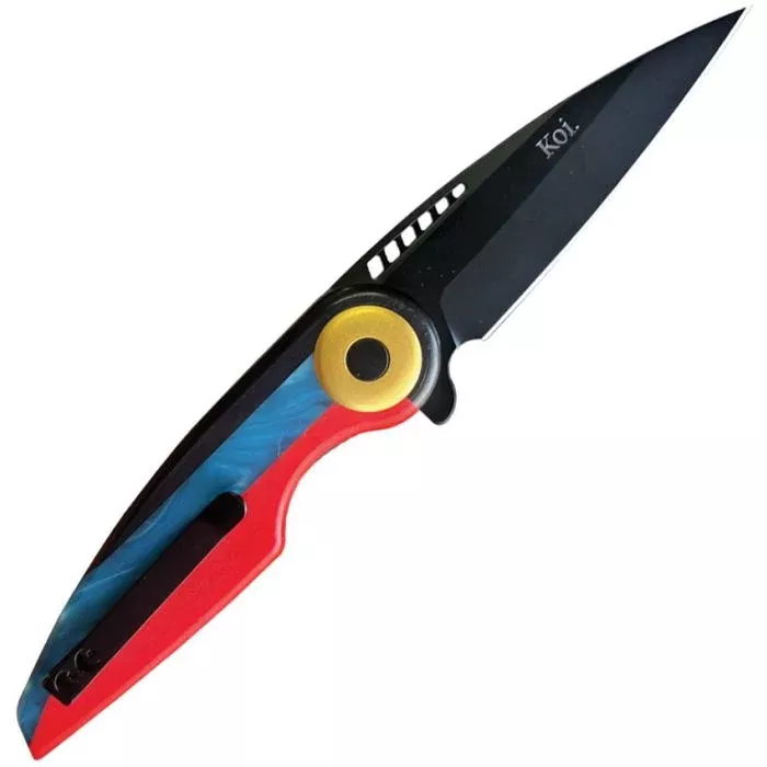 Koi Cassowary Linerlock Ebony/14C28N