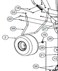 Lesco 80# Spreader Plastic Plug SS P/N: GG00020913