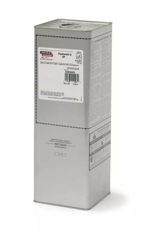 Lincoln ED010211 3/32" Fleetweld 5P Stick Electrodes (50lb EO Can)