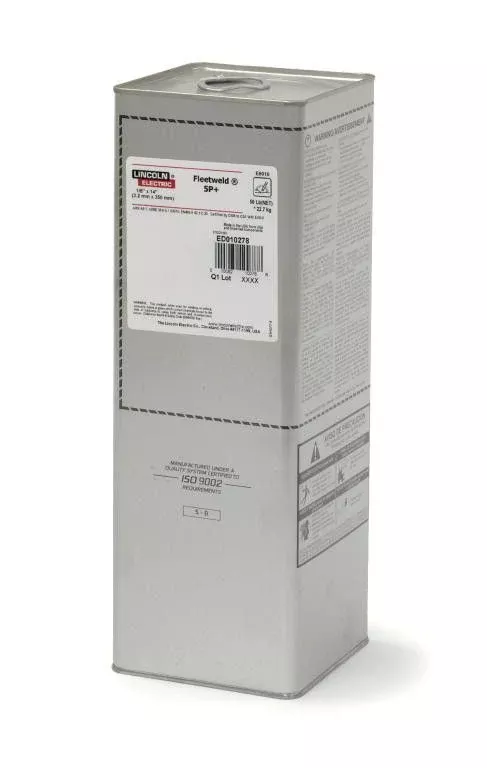 Lincoln ED010283 Fleetweld 5P+ 3/32" Stick Electrodes (50lb EO Can)
