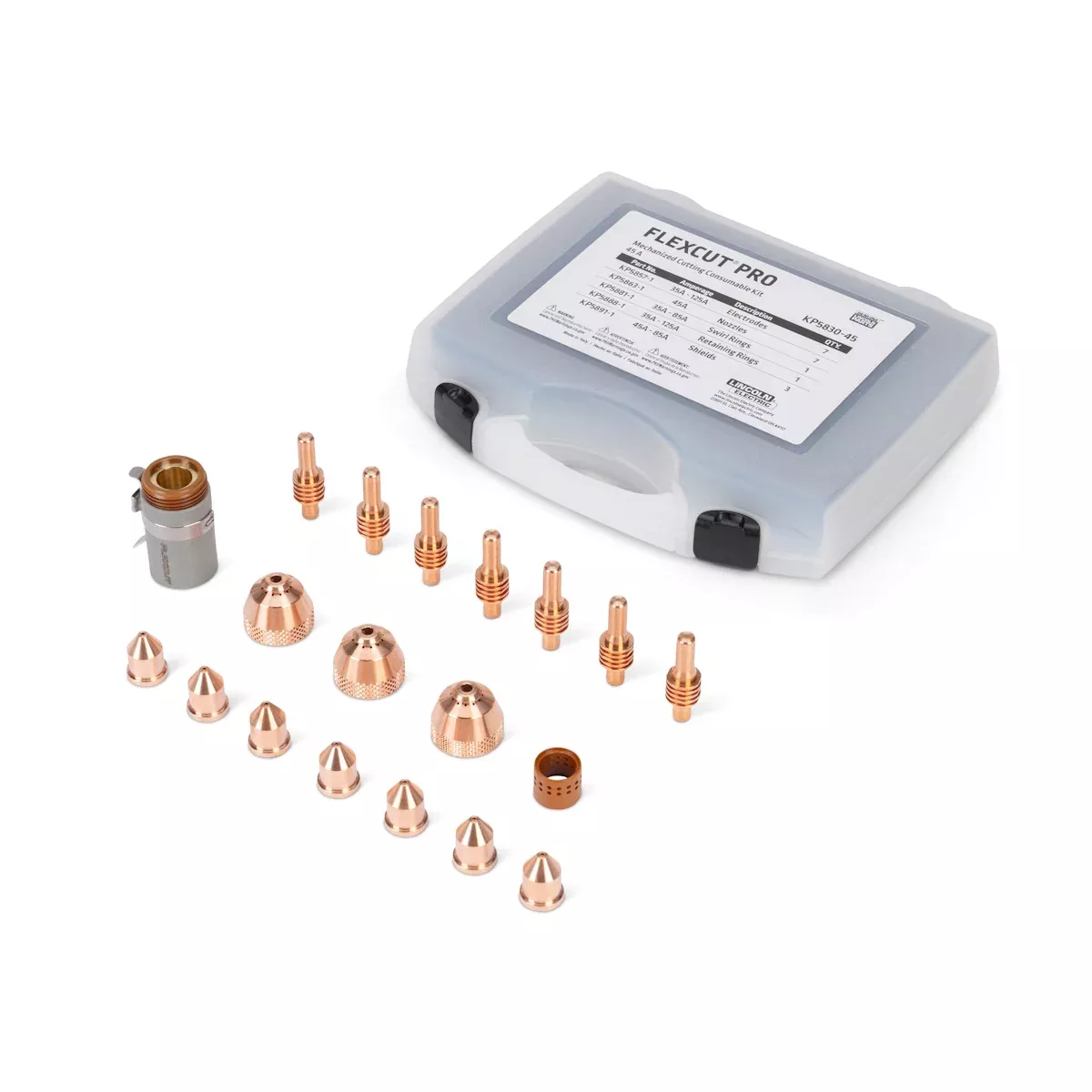 Lincoln FlexCut PRO 45A Mech Cutting Consumables Kit (KP5830-45)