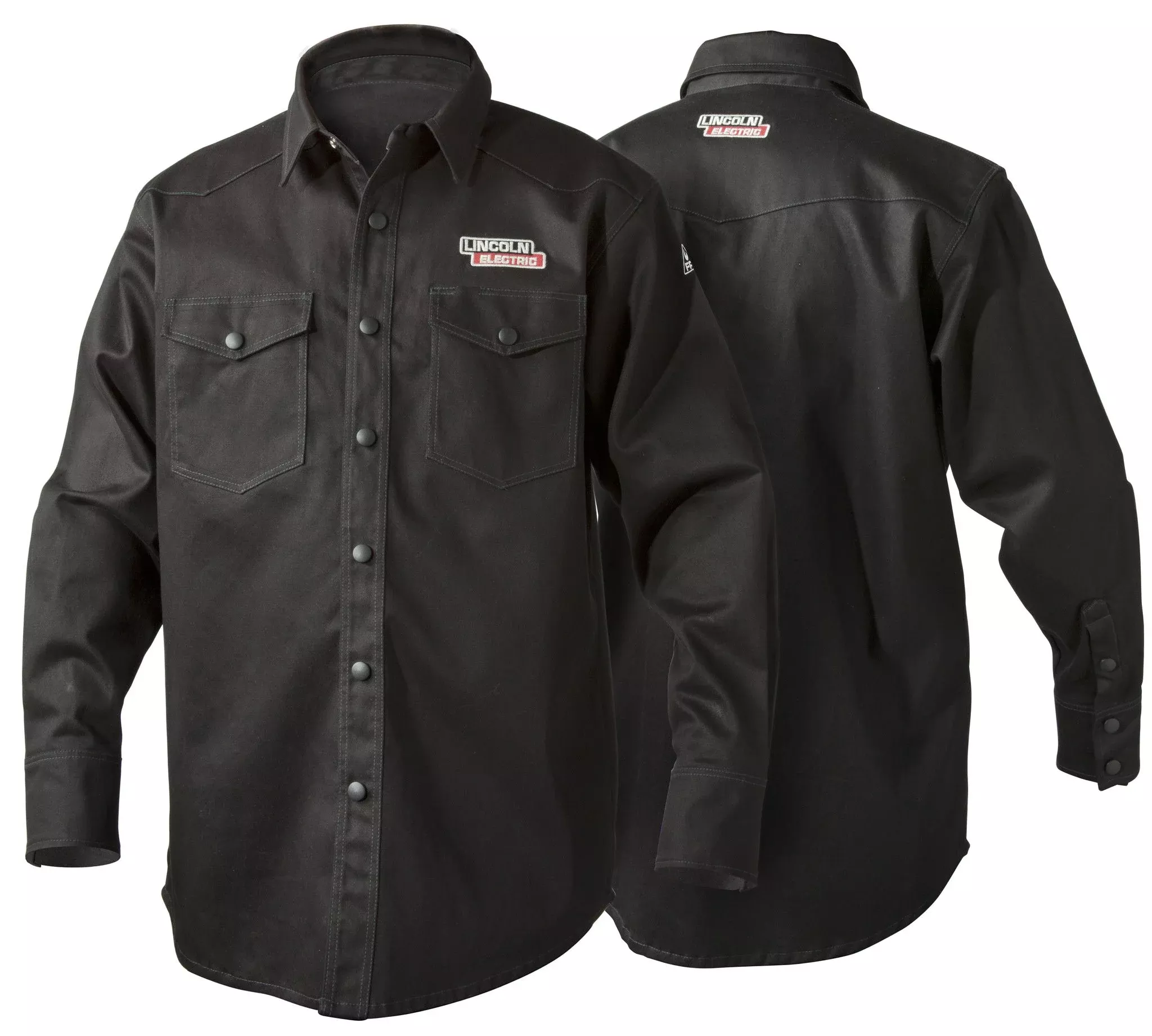 Lincoln K3113 Black FR Welding Shirt