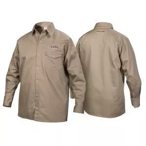 Lincoln K3382 Khaki FR Welding Shirt