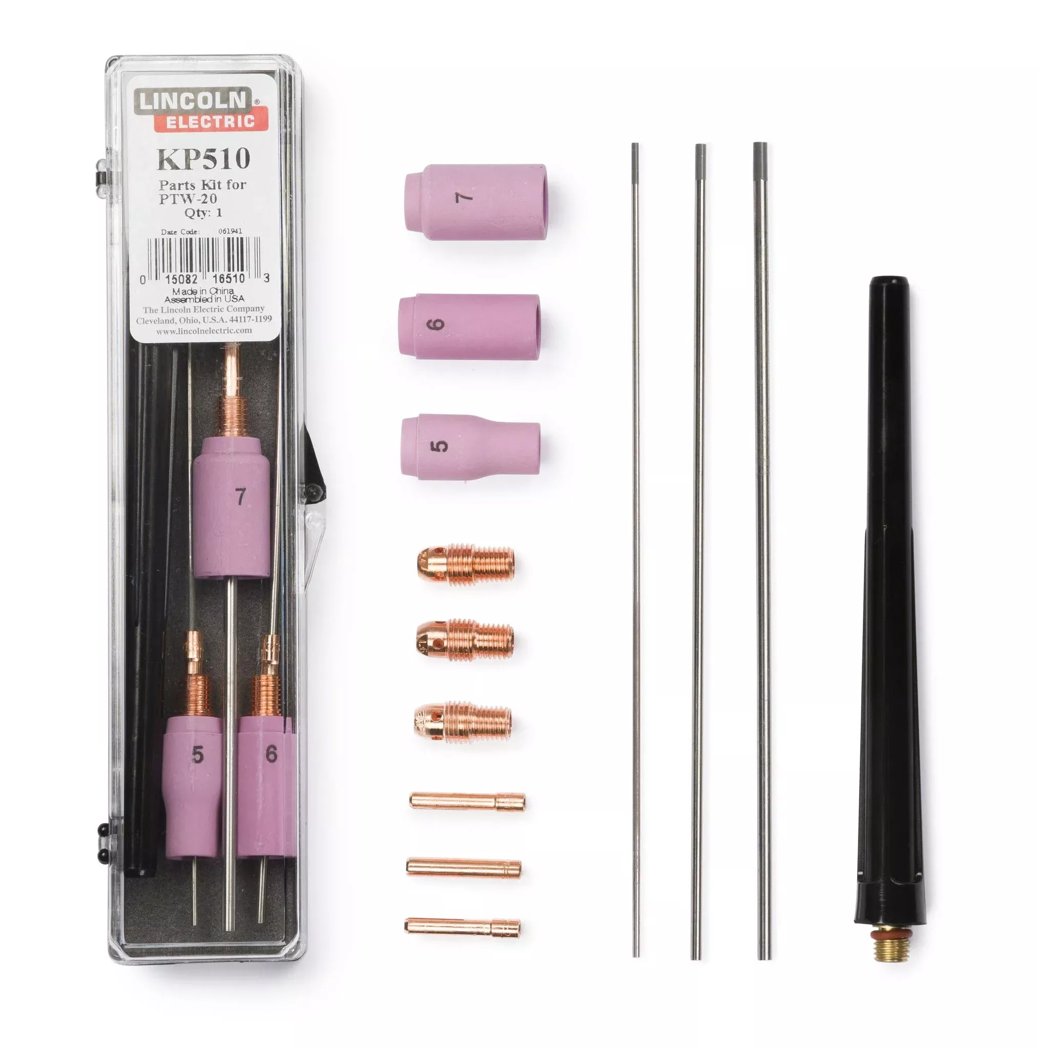 Lincoln KP510 PTW-20 TIG Torch Consumable Kit (1 each)