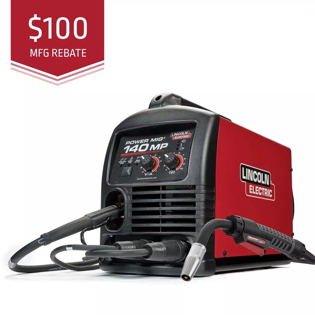 Lincoln Power Mig 140 MP Multi Process Welder (K4498-1)