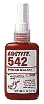 Loctite 21453 542 Thread Sealant, Fine Threads, 50 mL Bottle, Brown (1 Bottle)