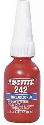 Loctite 24241 242 Threadlockers, Medium Strength, 250 mL, Blue (1 Bottle)
