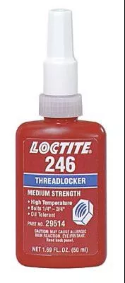 Loctite 29514 246 Threadlockers, Medium Strength/High Temperature, 50 mL, Blue (1 Bottle)