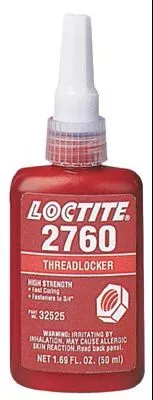 Loctite 303442 Threadlockers, Primerless High Strength, 250 mL, Red (1 Bottle)