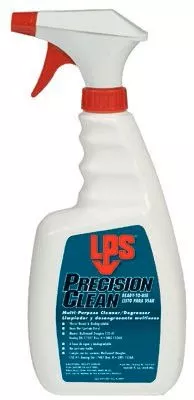 LPS 02728 Precision Clean Multi-Purpose Cleaner/Degreasers, 28oz Trigger Spray Bottle, RTU (12 Bottles)
